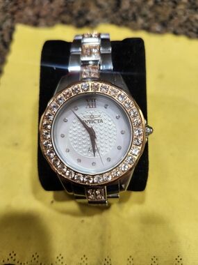 Invicta Angel 16063 Women's Watch-Limited Edition Blush Hearts Genuine Morganite